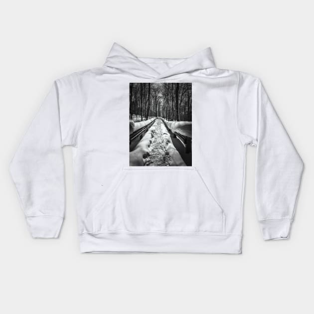 Short Hikes Well Traveled Kids Hoodie by Isla Creek Casuals